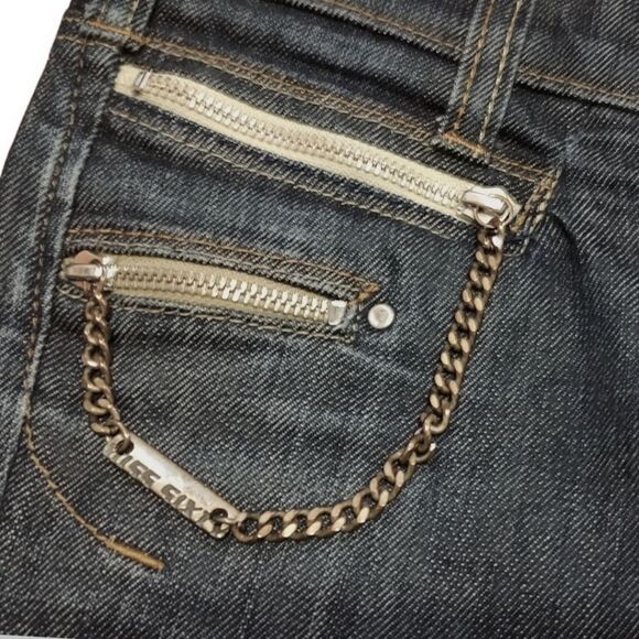 Miss Sixty Vintage Zip Style Radio Dark Wash Slim Fit Denims US 24 - Picture 5 of 16